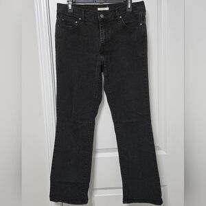 Levi's 505 Jeans Women’s Sz l2S 31x30 (32x28) Black Mid-Rise Straight Leg